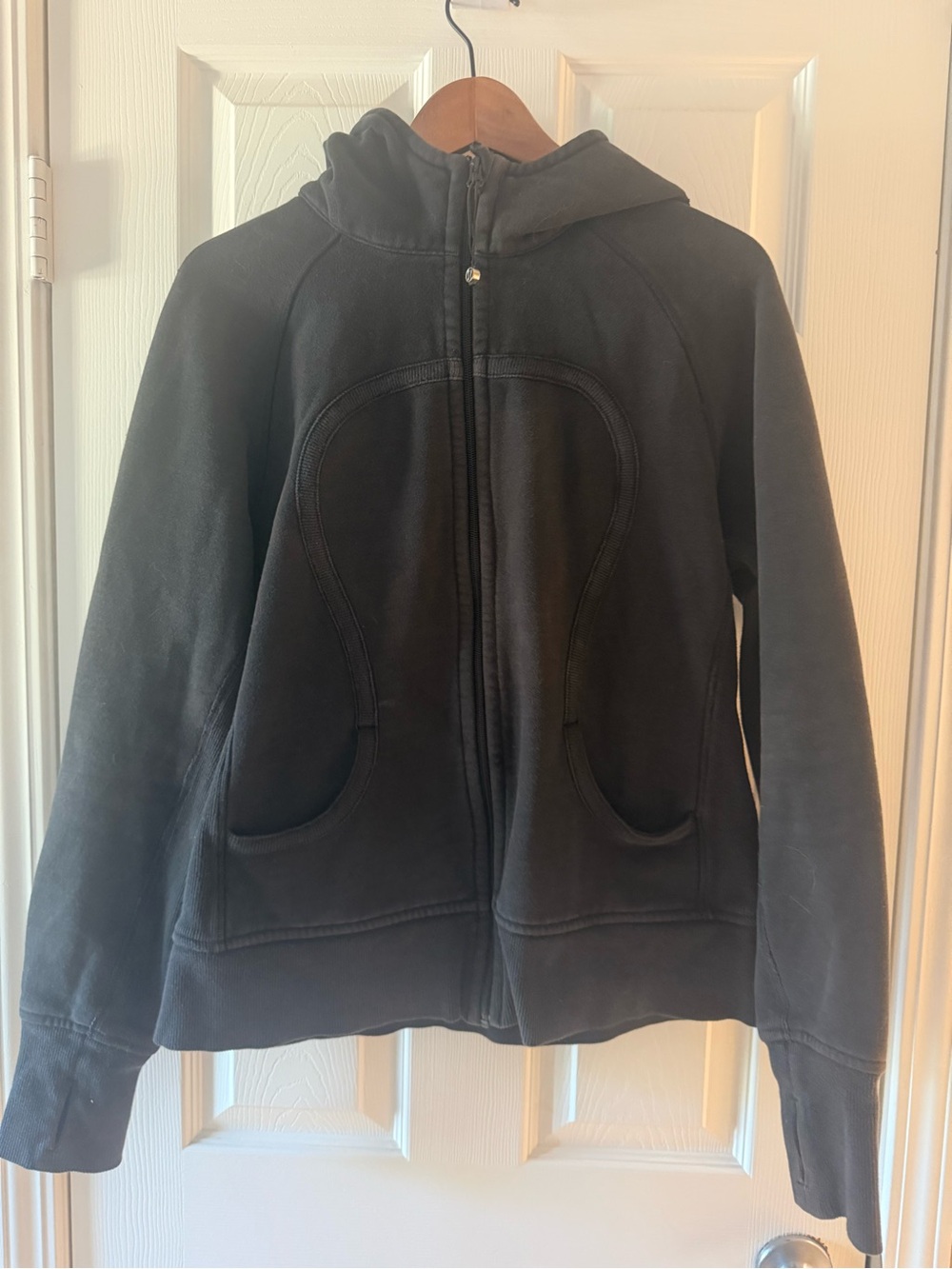 lululemon athletica Black Hooded Zip Jacket